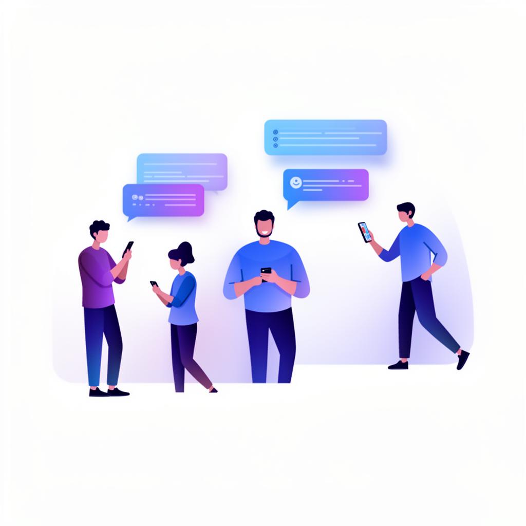 Chat & Calls feature illustration